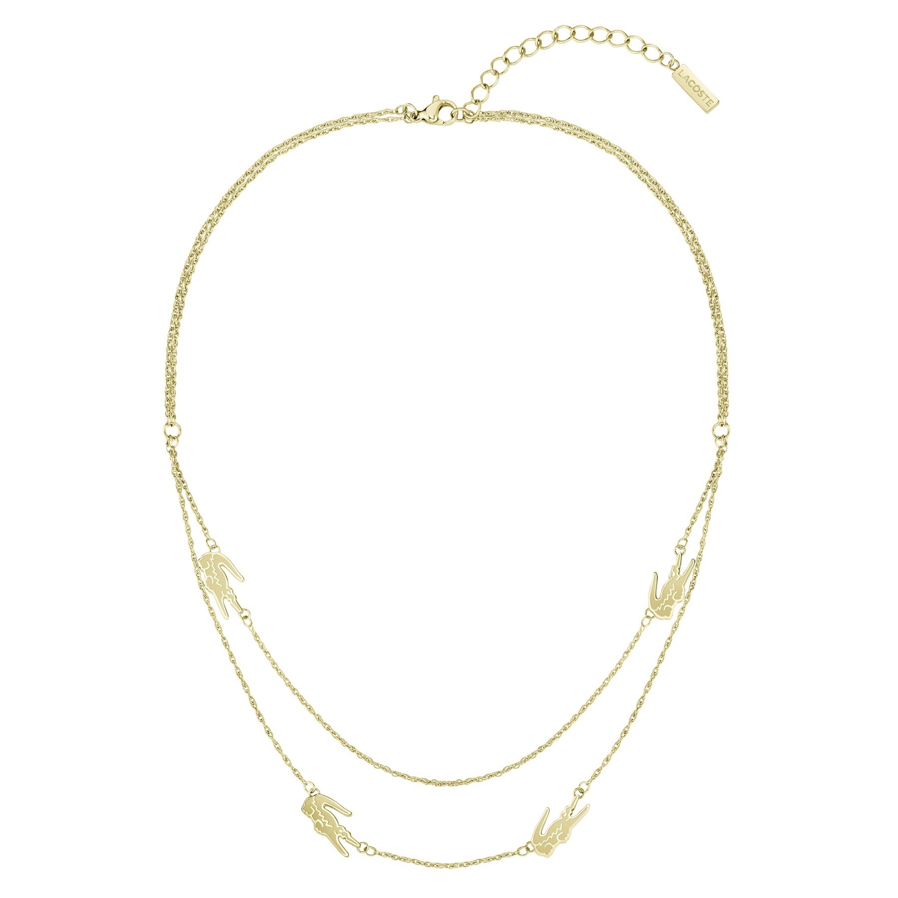NECKLACE Women's LACOSTE Gold-Plated Stainless Steel 2040468 - 