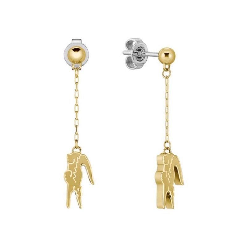 LACOSTE Dangle Earrings Gold-Plated Stainless Steel 2040472 - 