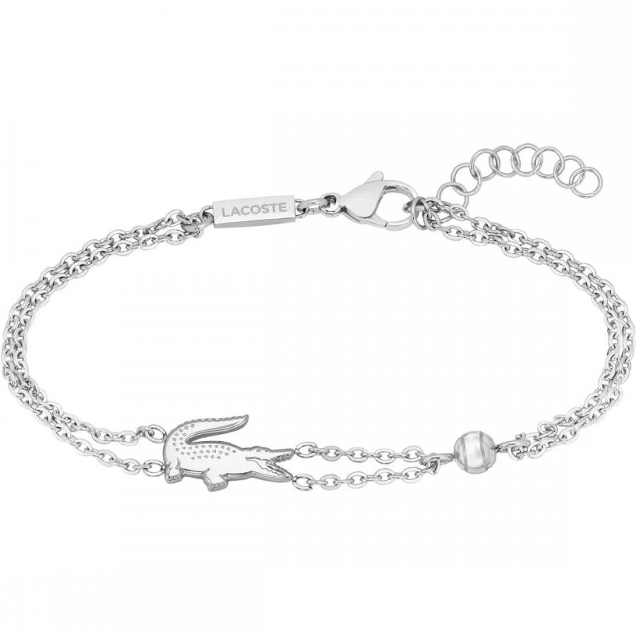 ΒΡΑΧΙΟΛΙ Ανδρικό LACOSTE από Ανοξείδωτο Ατσάλι 2040580 - 