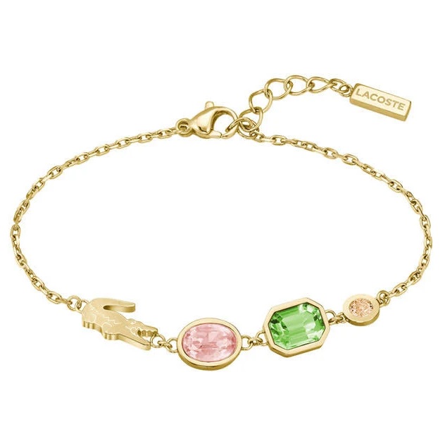 ΒΡΑΧΙΟΛΙ Γυναικείο LACOSTE Bracelet Από Επιχρυσωμένο Ανοξείδωτο Ατσάλι Με Συνθετικές Πέτρες 2040606 - 
