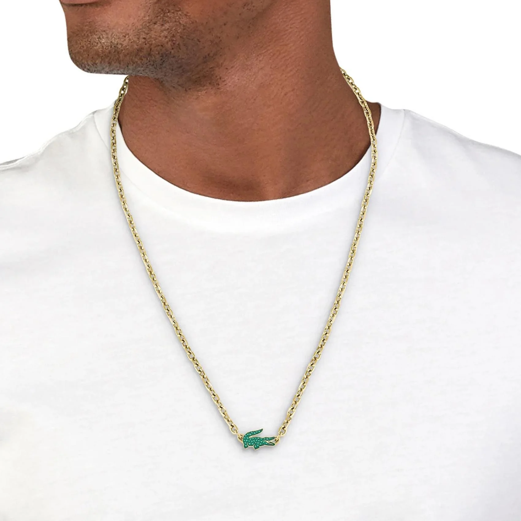 ΜΕΝΤΑΓΙΟΝ Αντρικό LACOSTE από Επιχρυσωμένο Ανοξείδωτο Ατσάλι 2040612 - 