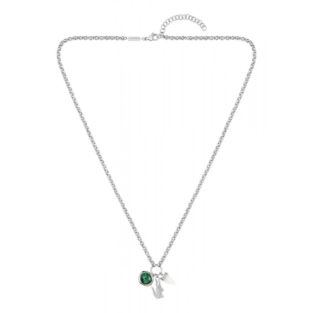 ΜΕΝΤΑΓΙΟΝ Αντρικό LACOSTE από Ασημί Ανοξείδωτο Ατσάλι 2040614 - 3