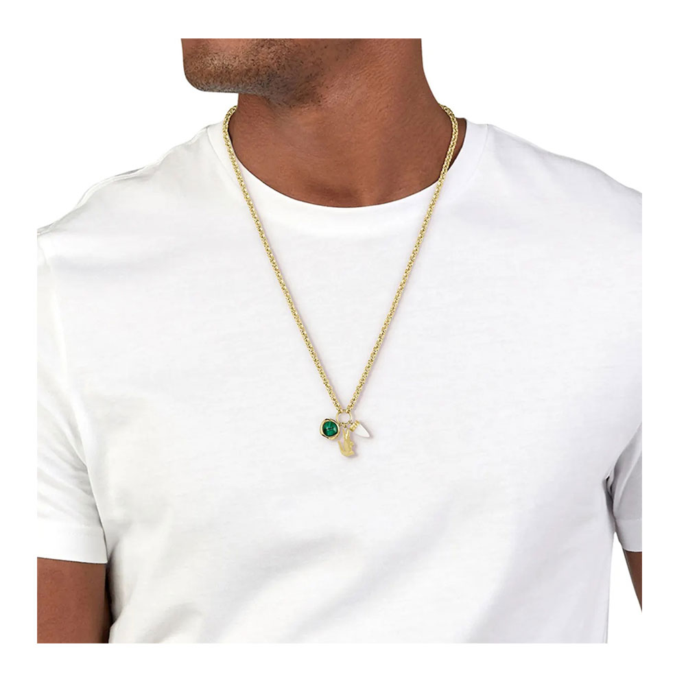 ΜΕΝΤΑΓΙΟΝ Αντρικό LACOSTE από Επιχρυσωμένο Ανοξείδωτο Ατσάλι 2040615 - 