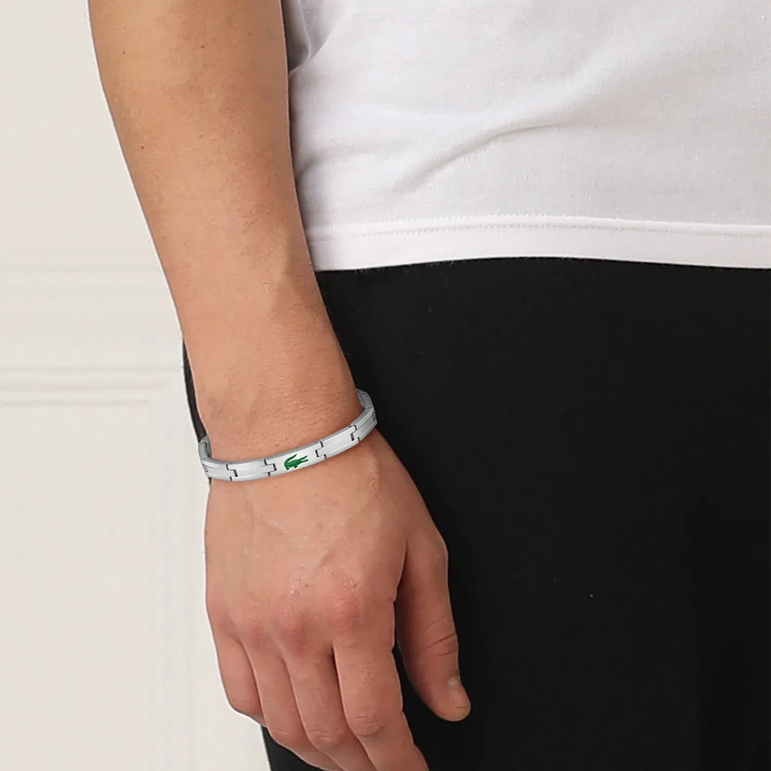 ΒΡΑΧΙΟΛΙ Ανδρικό LACOSTE από Ανοξείδωτο Ατσάλι 2040625 - 