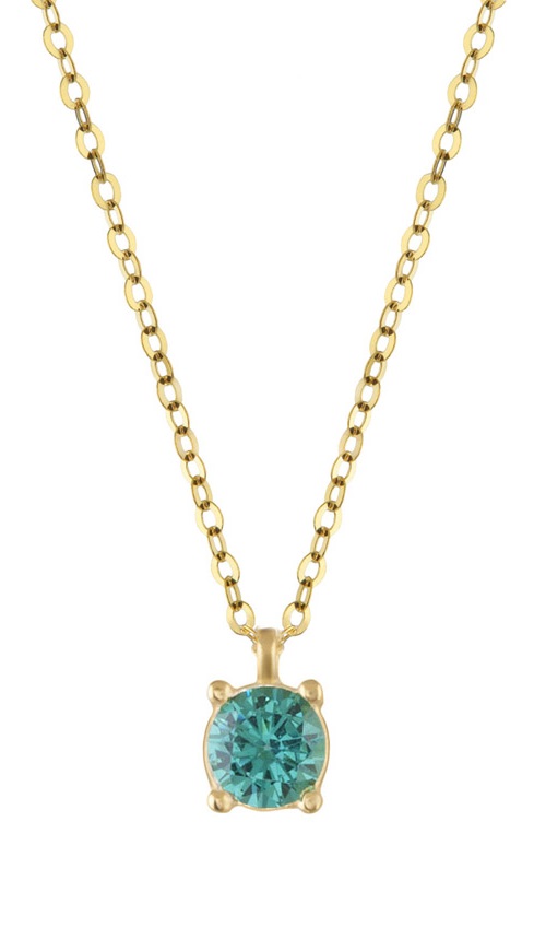 NECKLACE BabyJewels Yellow Gold K9 with Zircon Stones NE2041Y.K9 - 