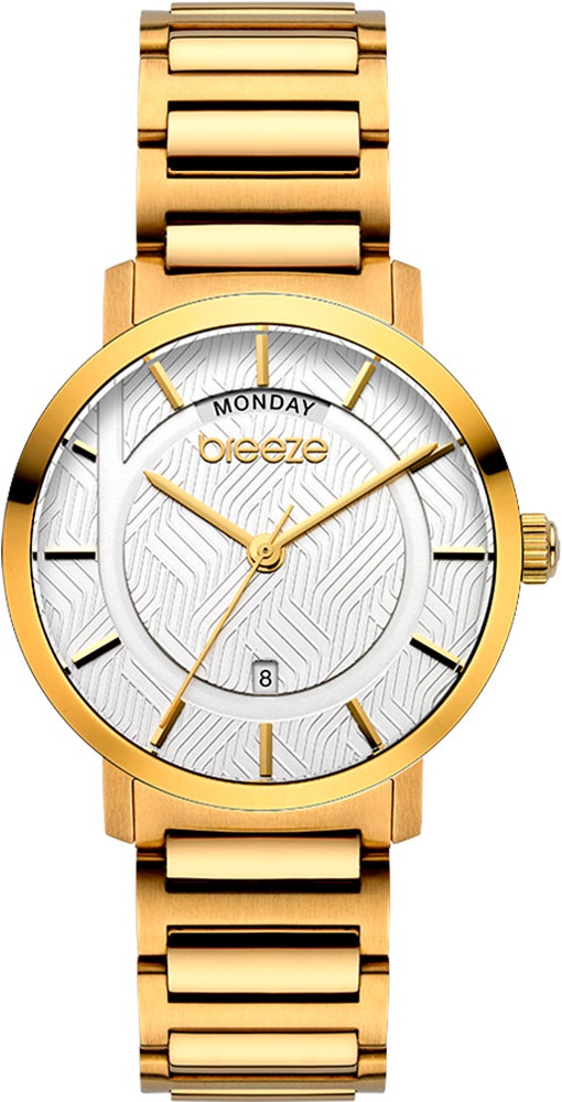 BREEZE Superfect 36mm Gold Stainless Steel Bracelet 212081.2 - 1