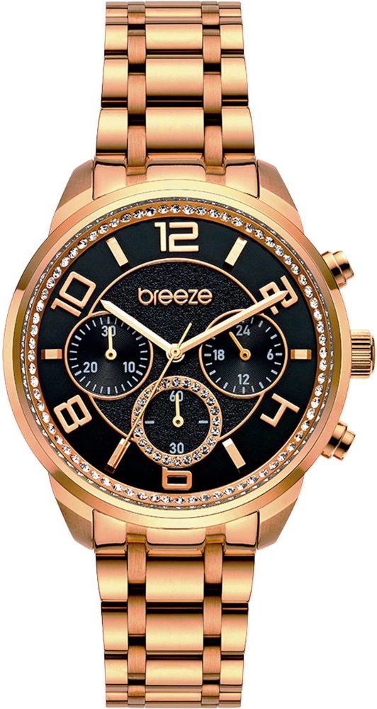 BREEZE Myrina Chronograph 38mm Rose Gold Stainless Steel Bracelet 212211.6 - 
