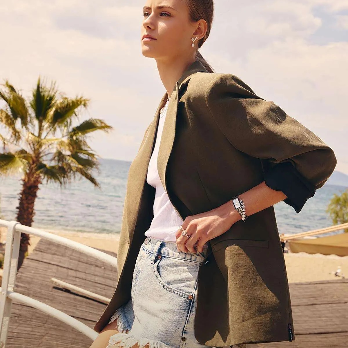 EARRINGS Dangle BREEZE Silver 925° with Zircon Stones 216016.4 - 3