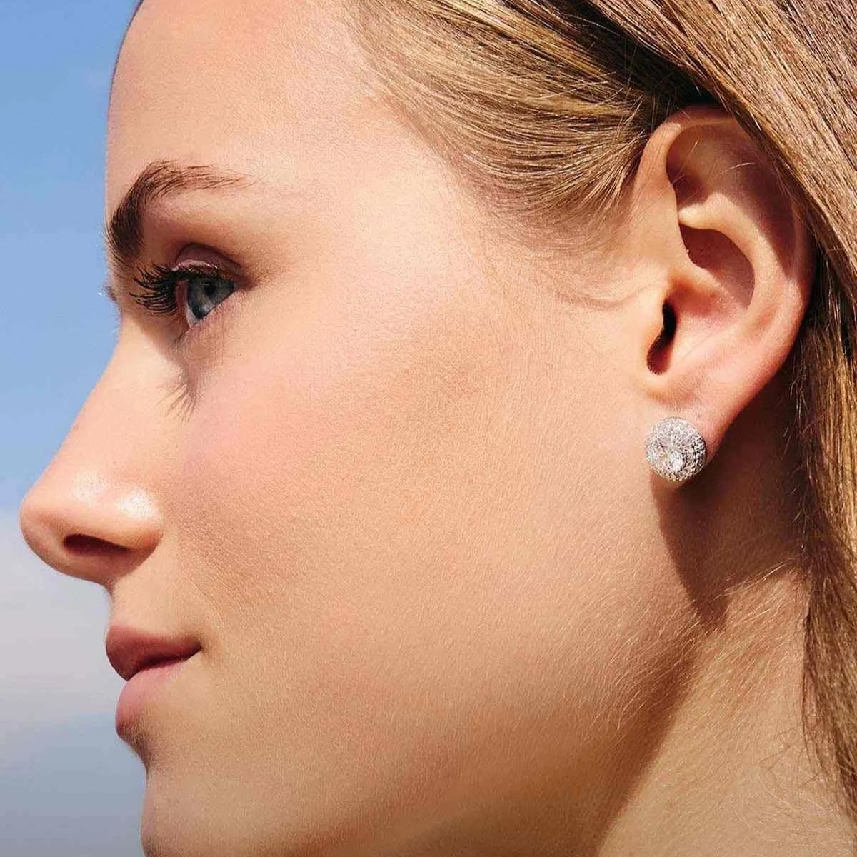 EARRINGS Halo BREEZE Silver 925° with Zircon Stones 216021.4 - 2