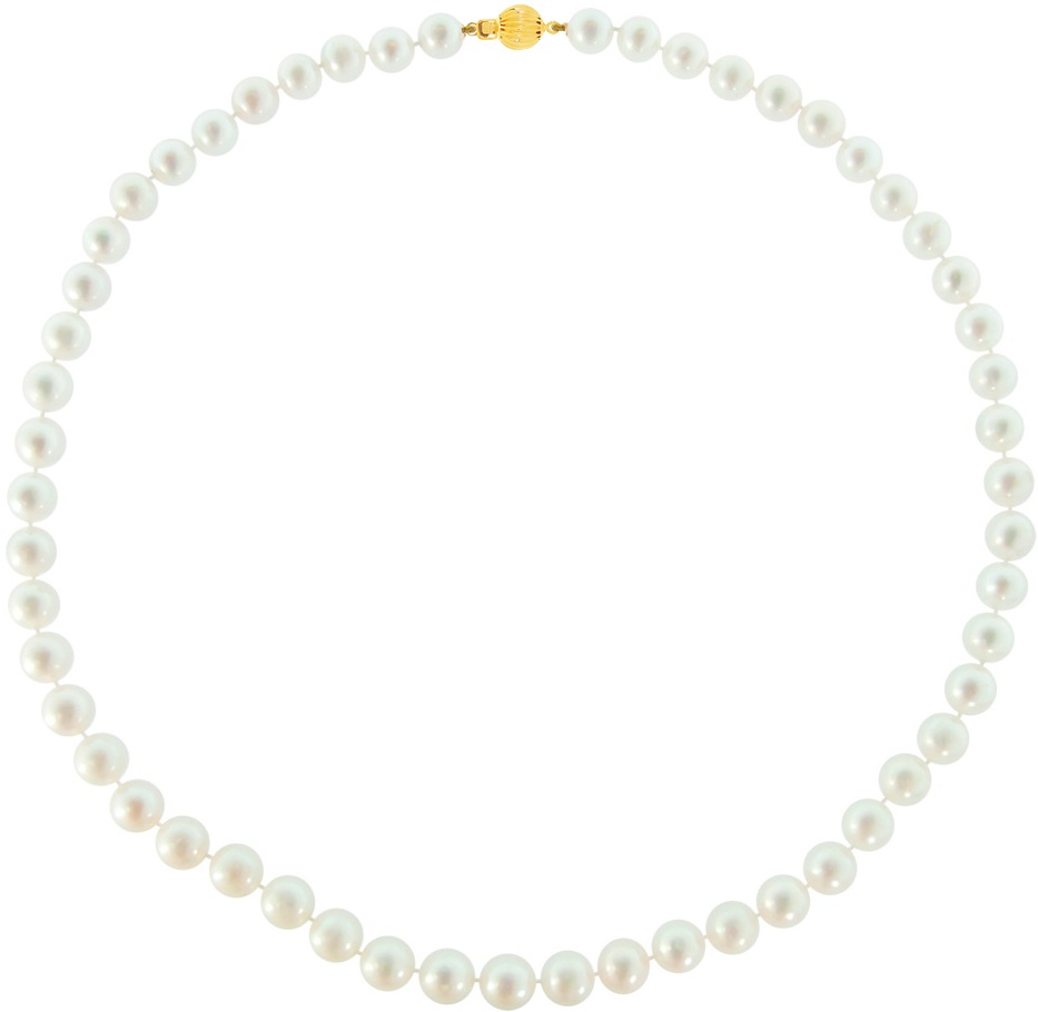 ΚΟΛΙΕ SENZIO με Μαργαριτάρια σε 14Κ Κίτρινο Χρυσό 219059CN2039 - 1