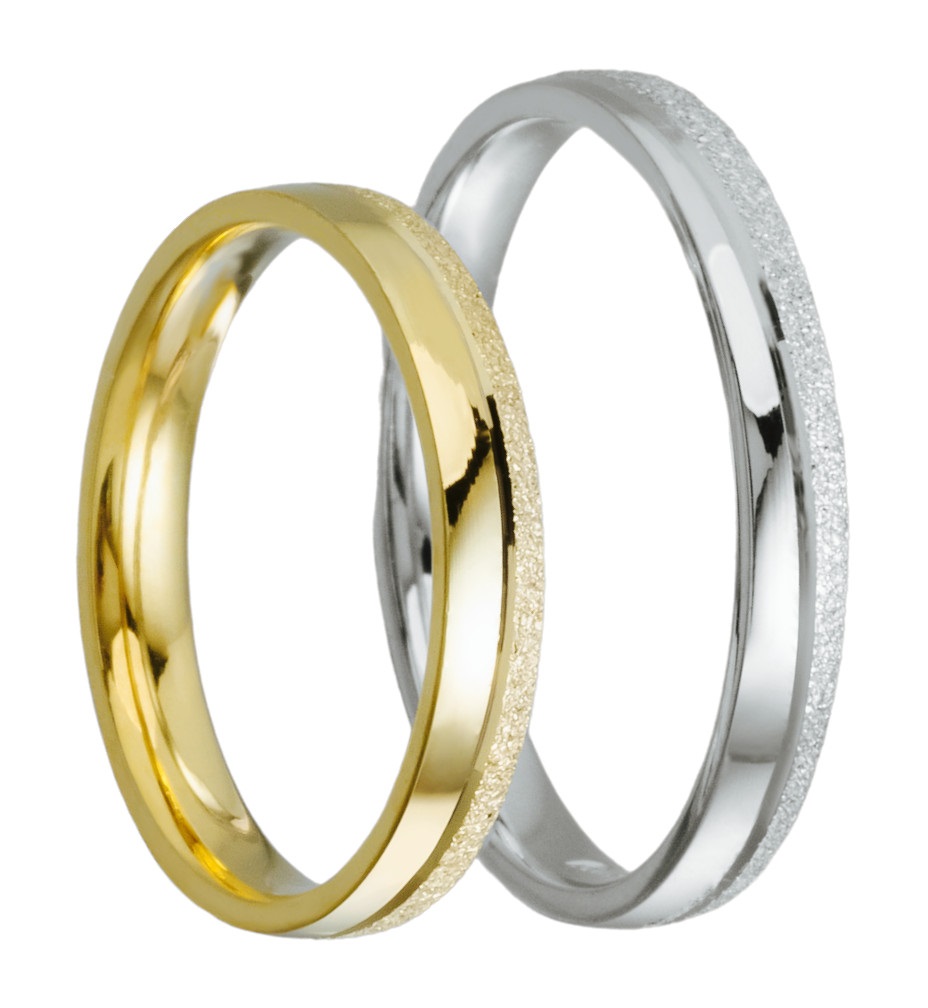 WEDDING RINGS Dinos Karalis White and Yellow Gold 24-07 - Yellow & White Gold