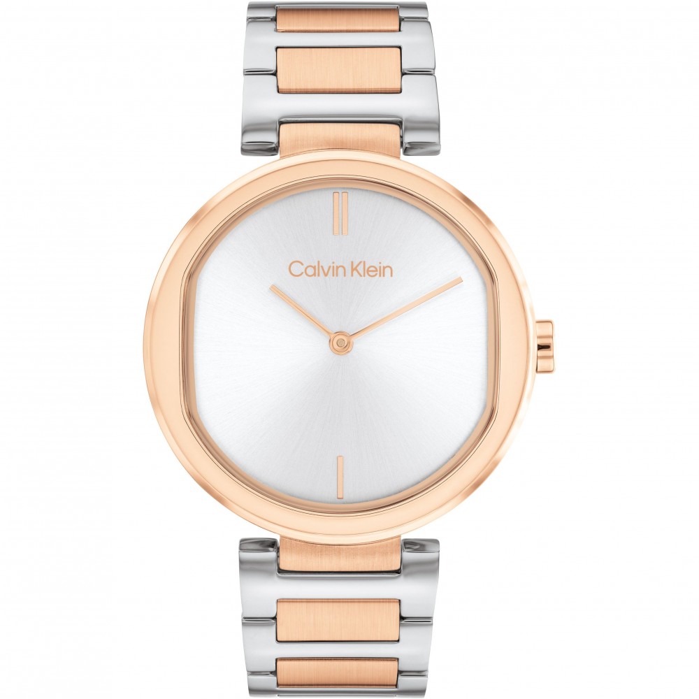 CALVIN KLEIN Sensation 36mm Rose Gold & Silver Stainless Steel Bracelet 25200251 - 1