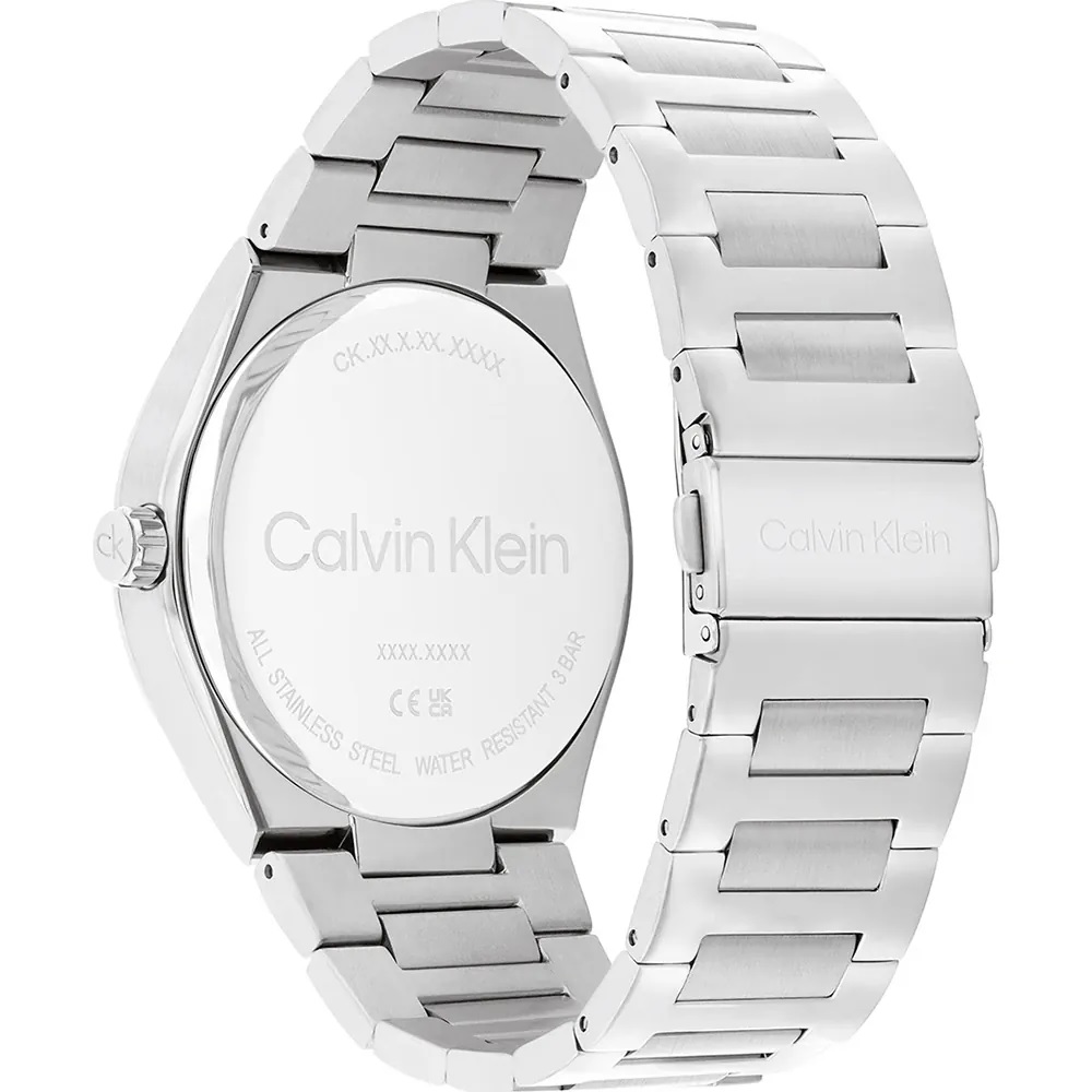 CALVIN KLEIN Distinguish Blue Dial 44mm Silver Stainless Steel Bracelet 25200488 - 3