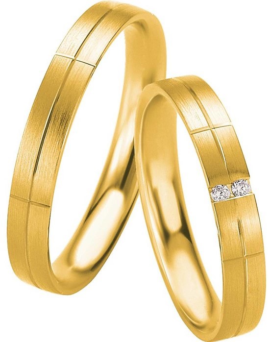 BREUNING Basic Light Collection Βέρες Κίτρινο Χρυσό 4233-4234Y - Κίτρινο Χρυσό