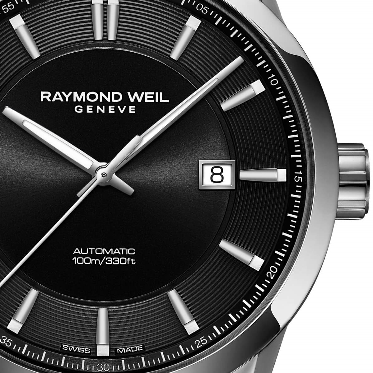 RAYMOND WEIL Freelancer Automatic Black Dial 42mm Silver Stainless Steel Bracelet 2731-ST-20001 - 