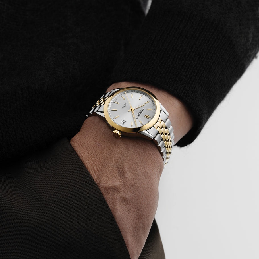 RAYMOND WEIL Freelancer Automatic Silver Dial 40mm Two Tone Gold Stainless Steel Bracelet 2741-STP-97081 - 5