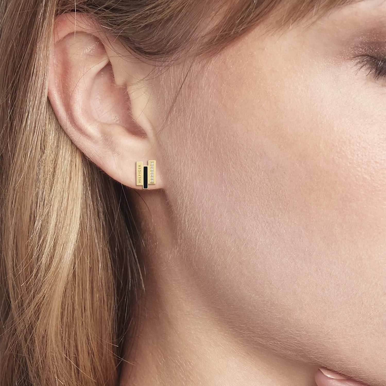 TOMMY HILFIGER Layered Earrings Gold Stainless Steel 2780844 - 2