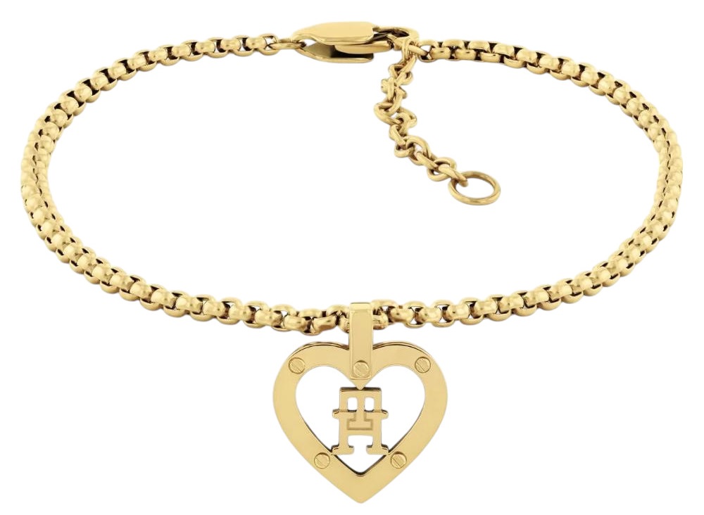 TOMMY HILFIGER Hearts Bracelet Gold Stainless Steel 2780921 - 
