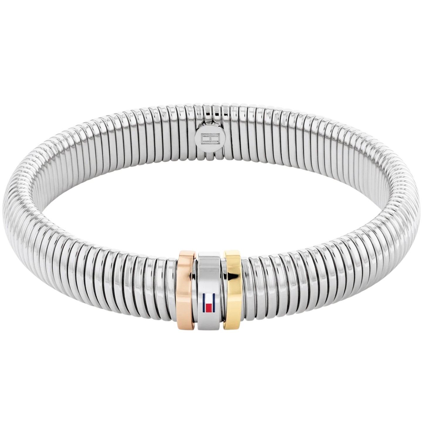 ΒΡΑΧΙΟΛΙ Χειροπέδα TOMMY HILFIGER από Επιχρυσωμένο, Επιπλατυνωμένο και Ροζ Χρυσό Ανοξείδωτο Ατσάλι 2780994 - 