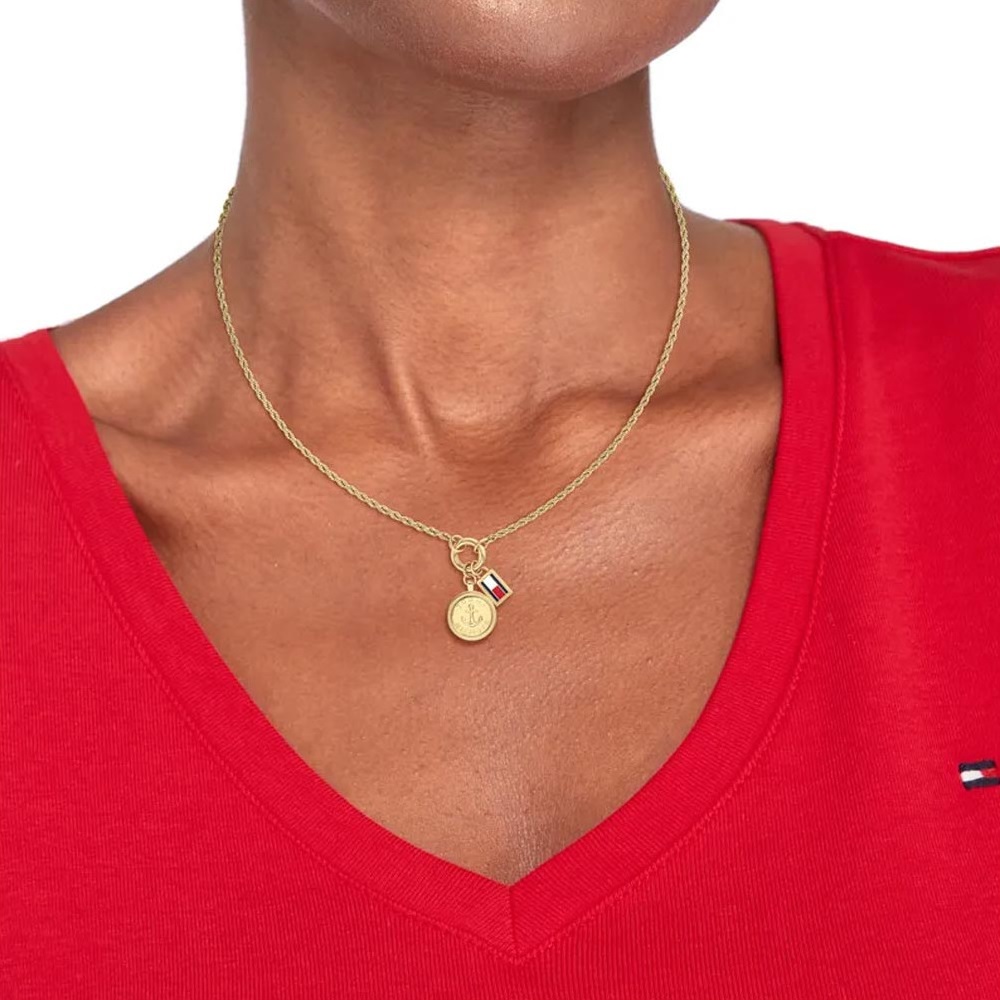 ΚΟΛΙΕ TOMMY HILFIGER από Επίχρυσο Ανοξέιδωτο Ατσάλι 2781029 - 