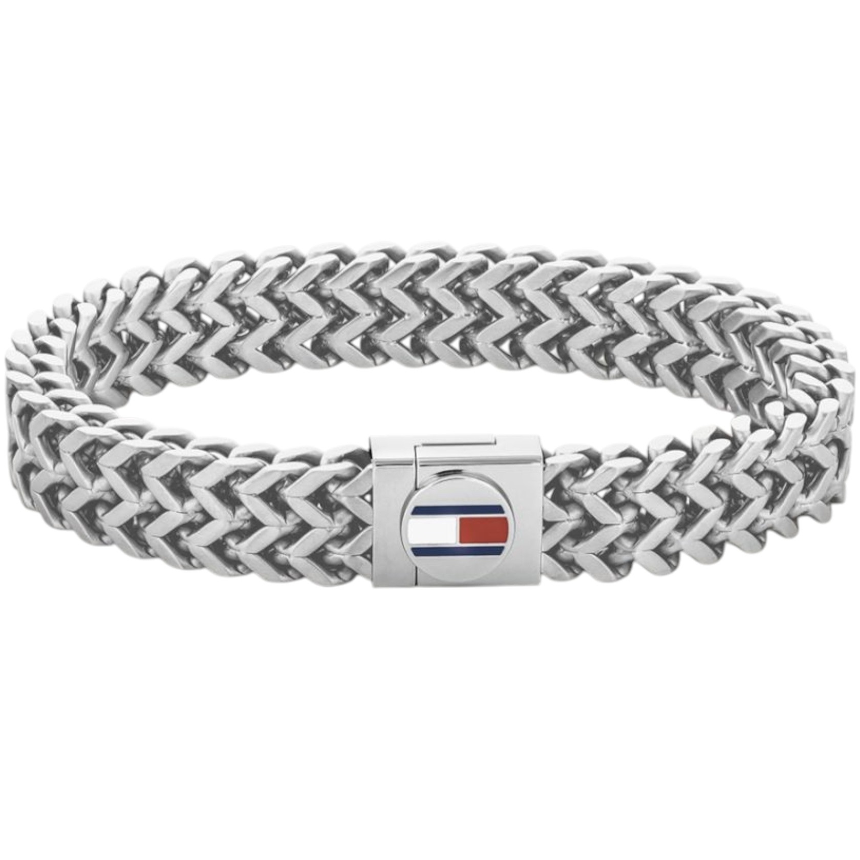 BRACELET For Him TOMMY HILFIGER from Silver and Black Stainless Steel 2790245 - 