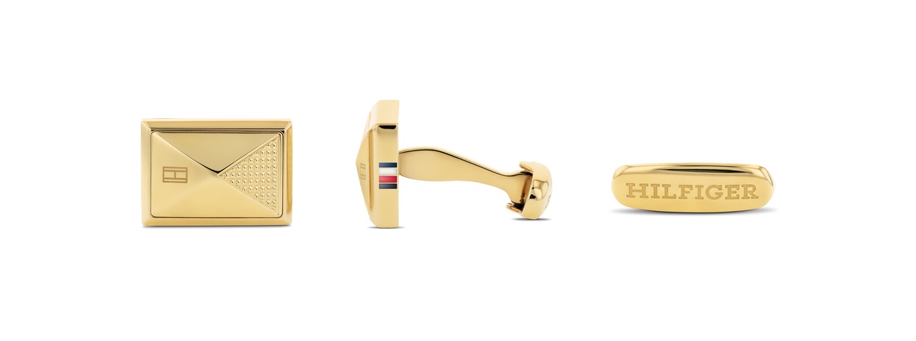 TOMMY HILFIGER Cufflinks Gold Stainless Steel 2790570 - 