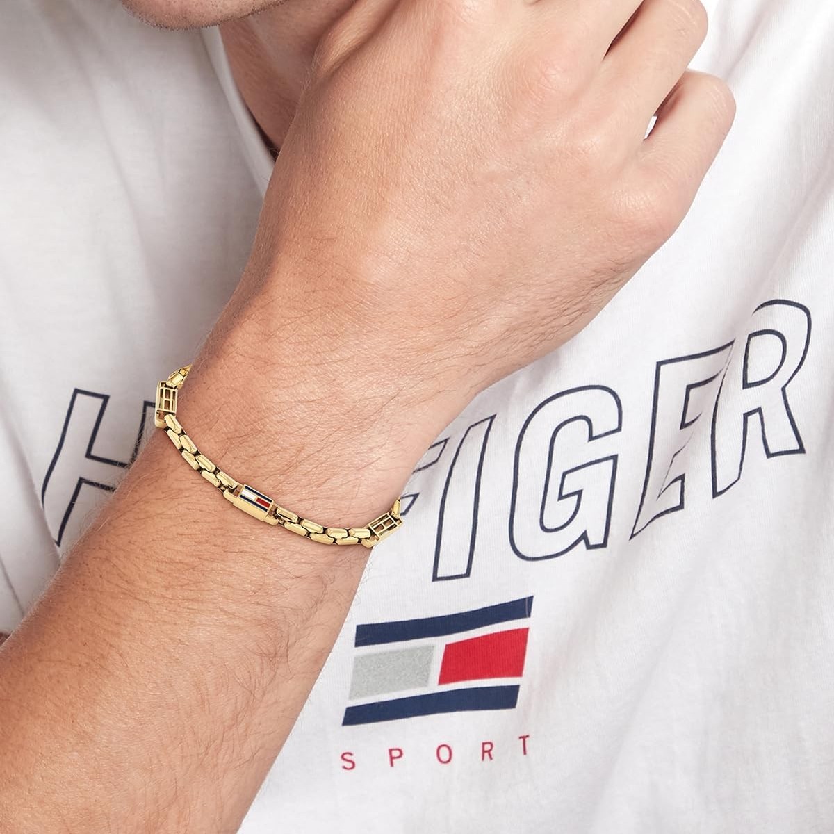 ΒΡΑΧΙΟΛΙ TOMMY HILFIGER από Χρυσό Ανοξέιδωτο Ατσάλι 2790675 - 