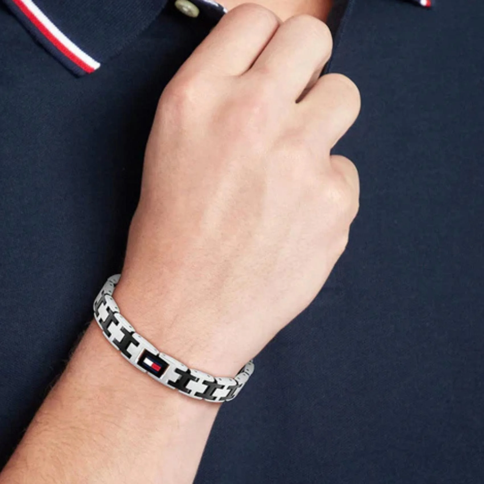 ΒΡΑΧΙΟΛΙ TOMMY HILFIGER από Ασημί Ανοξέιδωτο Ατσάλι 2790684 - 