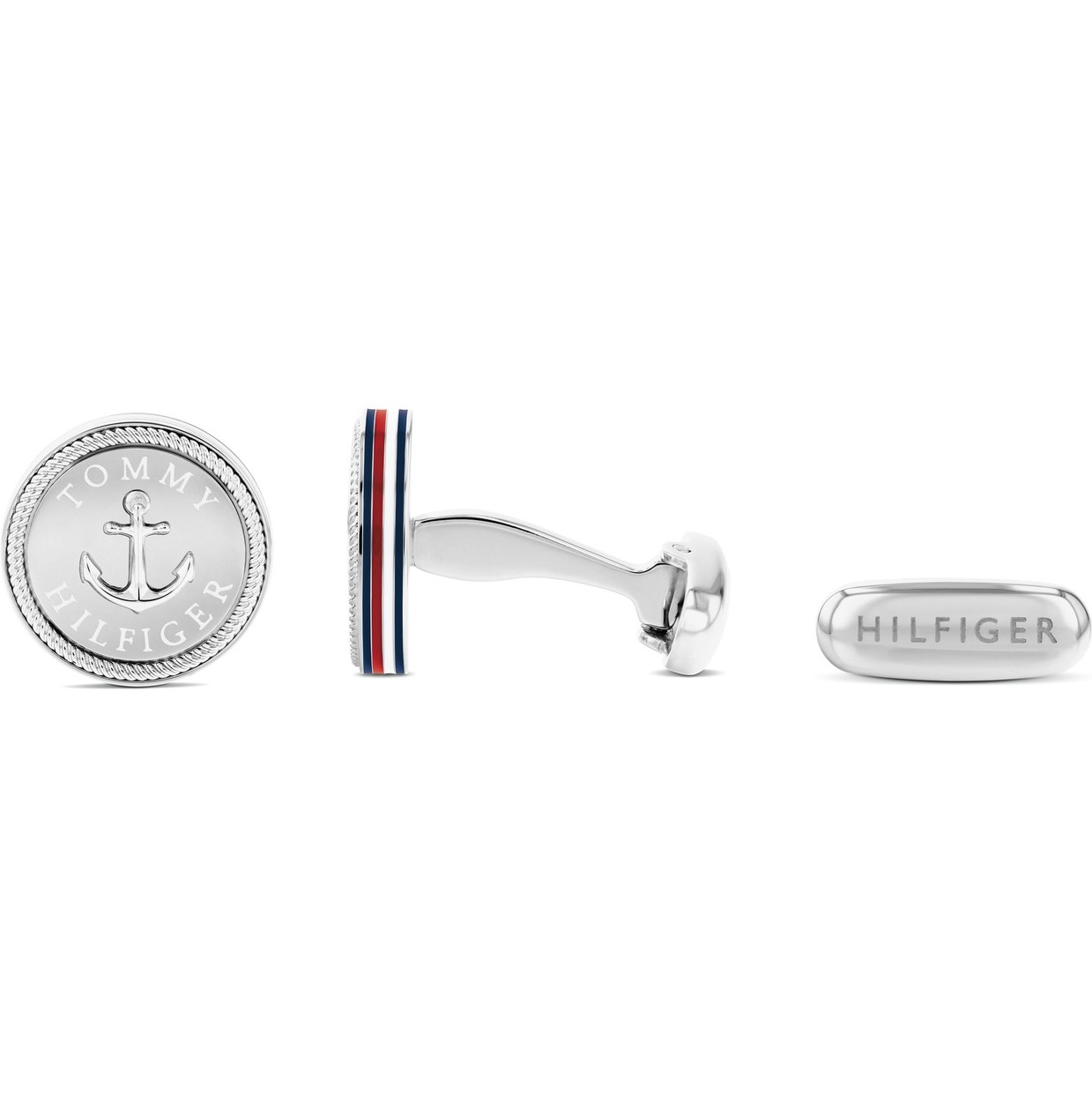 ΜΑΝΙΚΕΤΟΚΟΥΜΠΑ TOMMY HILFIGER από Ασημί Ανοξείδωτο Ατσάλι 2790701 - 