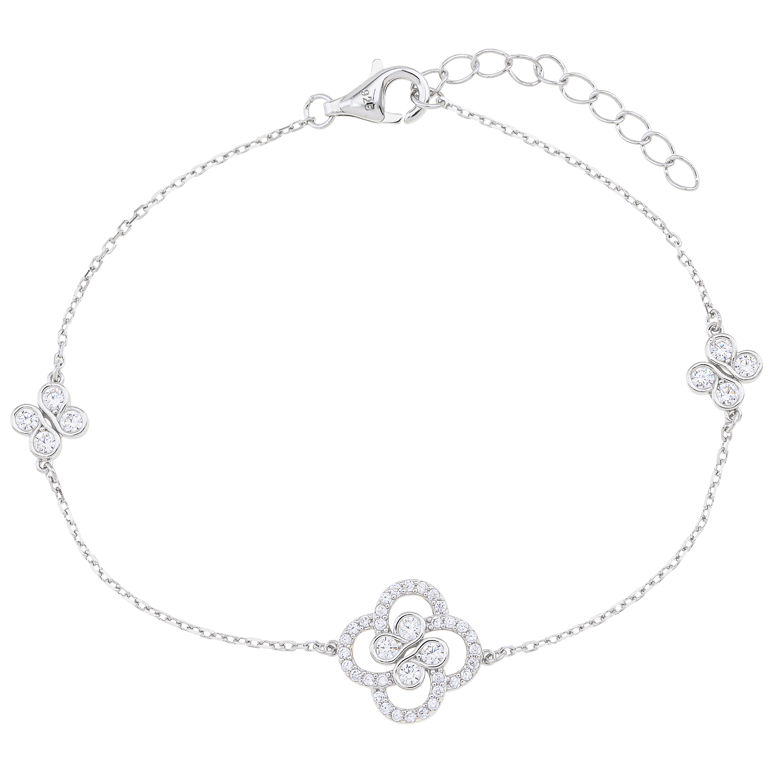 BRACELET BREEZE Silver 925° with Zircon Stones 316012.4 - 