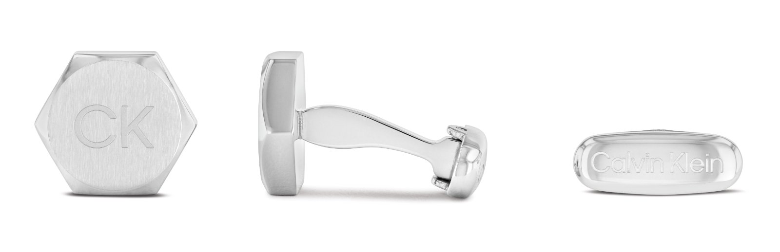 CALVIN KLEIN Cufflinks Silver Stainless Steel 35000257 - 