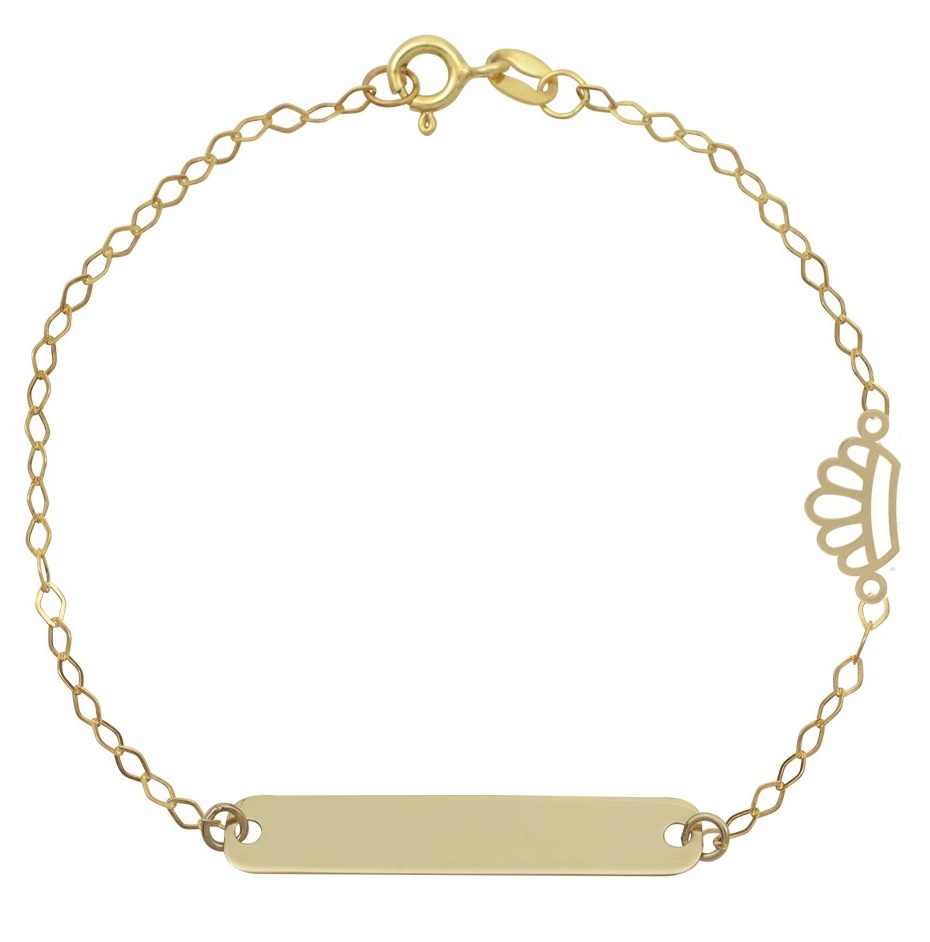 IDENTITY Bracelet Crown in K9 Yellow Gold 39115Y.K9