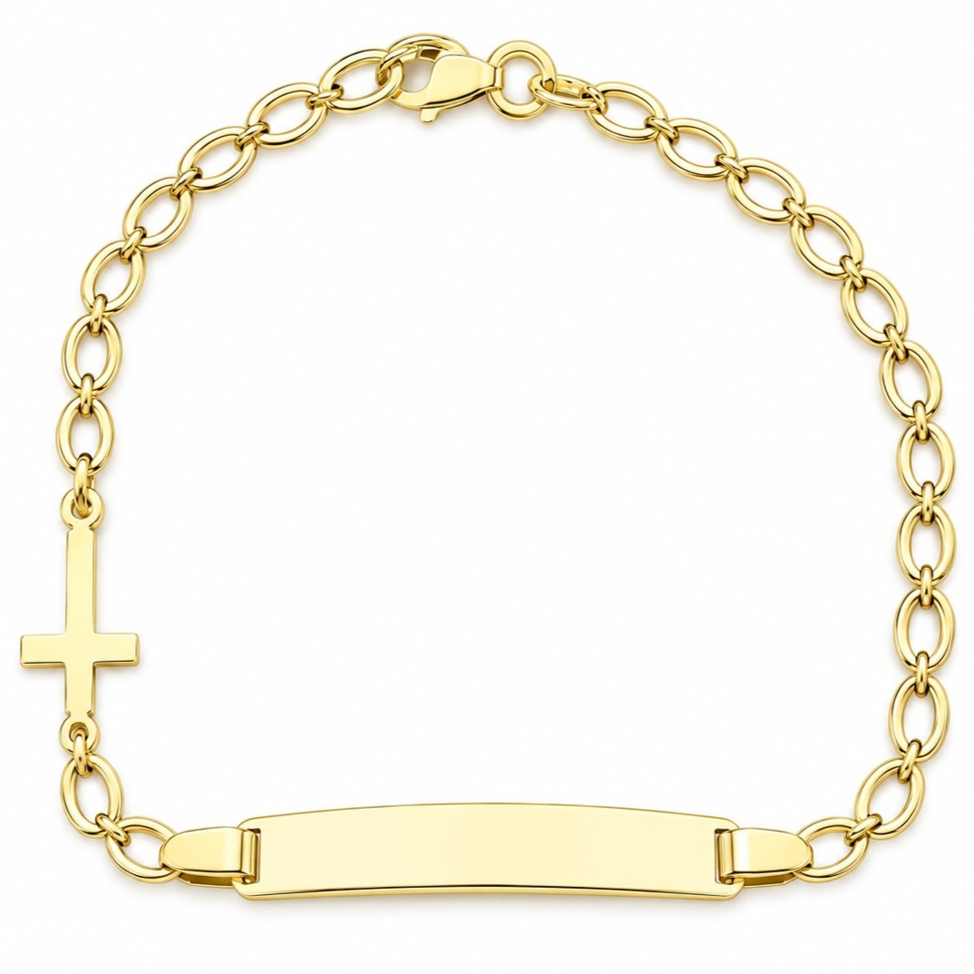 IDENTITY Bracelet SENZIO Collection in K9 Yellow Gold 3DO.866B - 