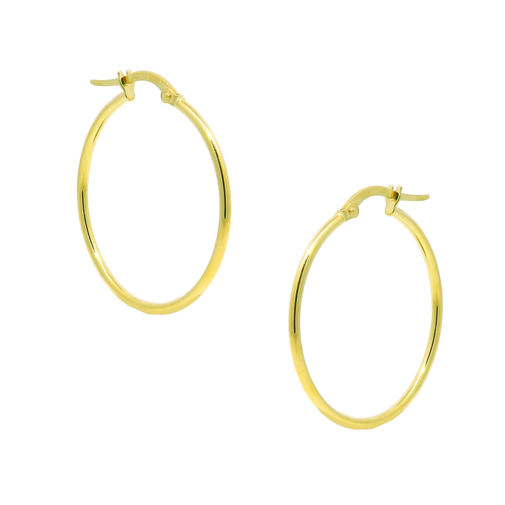 ΣΚΟΥΛΑΡΙΚΙΑ Κρίκοι SENZIO Collection Κ9 Κίτρινο Χρυσό 3E-SK085.ROU