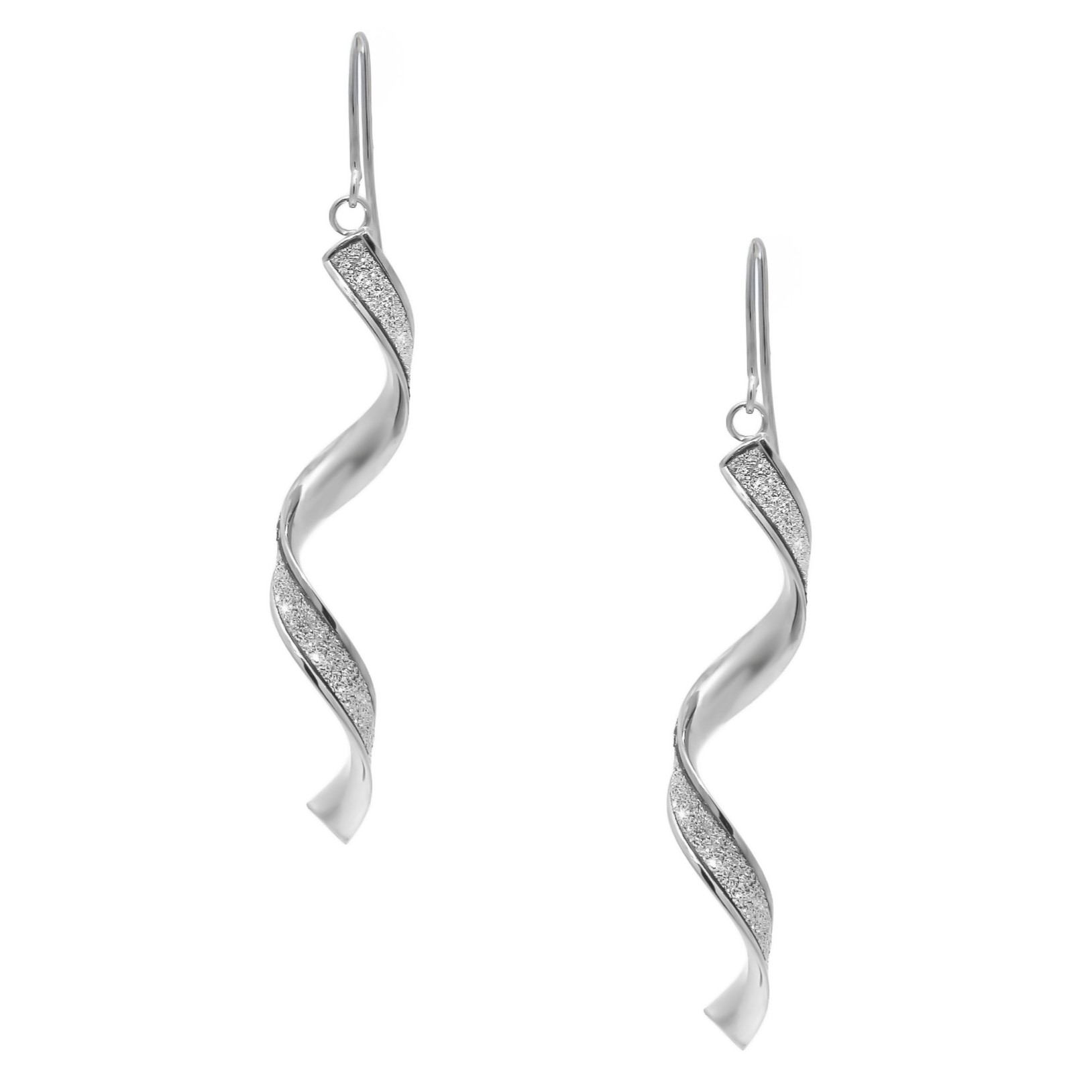 ΣΚΟΥΛΑΡΙΚΙΑ Κρεμαστά SENZIO Collection Κ9 Λευκό Χρυσό 3E-SK139.BGL - 