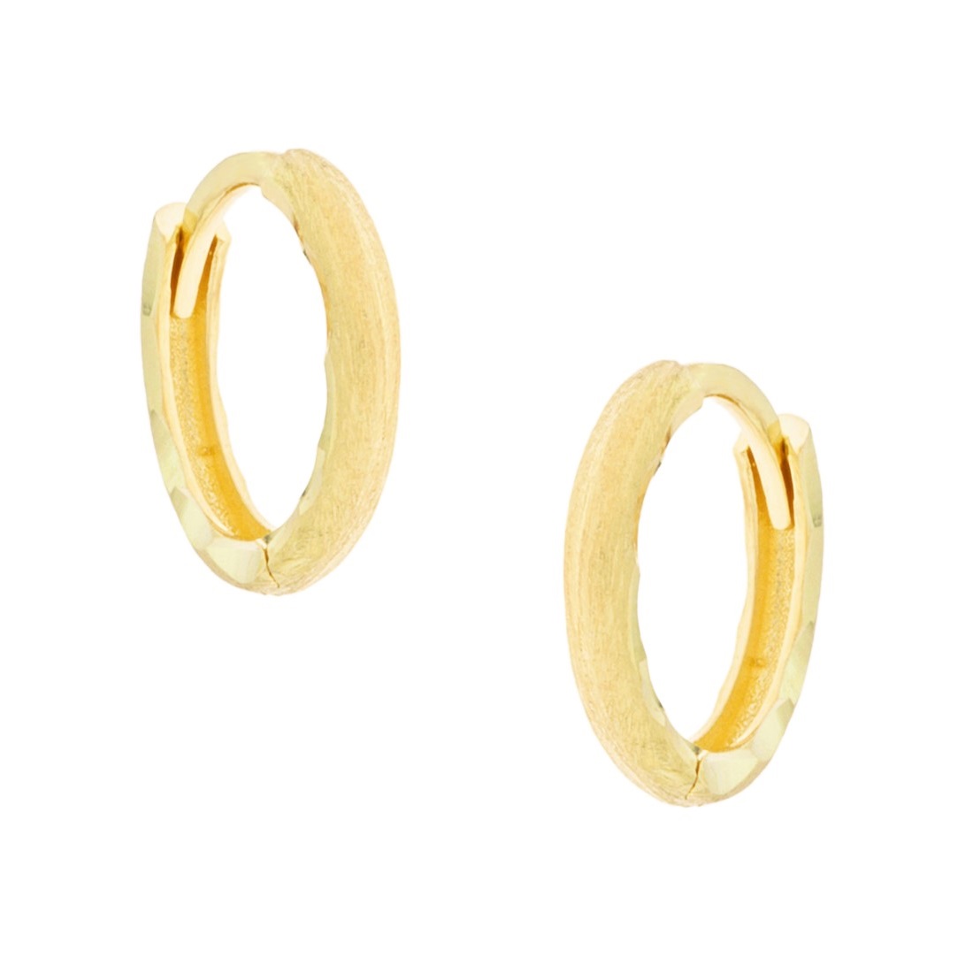 ΣΚΟΥΛΑΡΙΚΙΑ Κρίκοι SENZIO Collection Κ9 Κίτρινο Χρυσό 3DIV.704532OR - 