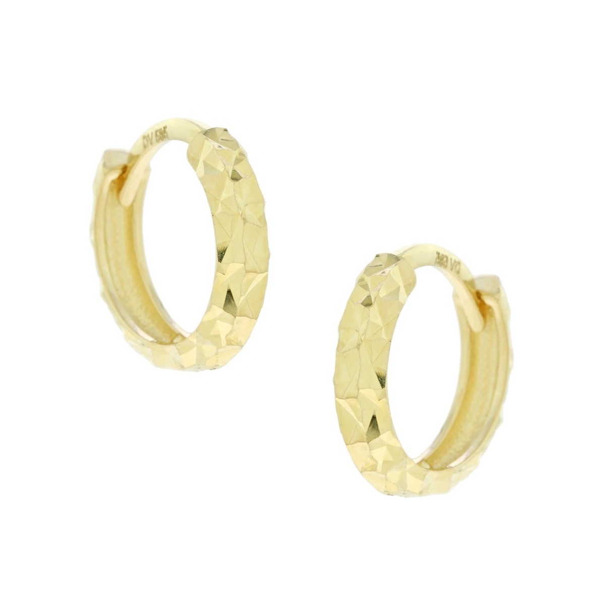 ΣΚΟΥΛΑΡΙΚΙΑ Κρίκοι SENZIO Collection Κ9 Κίτρινο Χρυσό 3DIV.704734OR - 