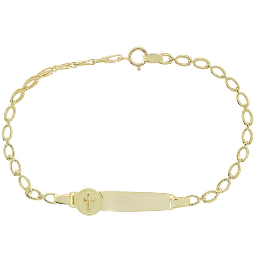 ΤΑΥΤΟΤΗΤΑ Βραχιόλι K9 σε Κίτρινο Χρυσό 3DO.871B - 