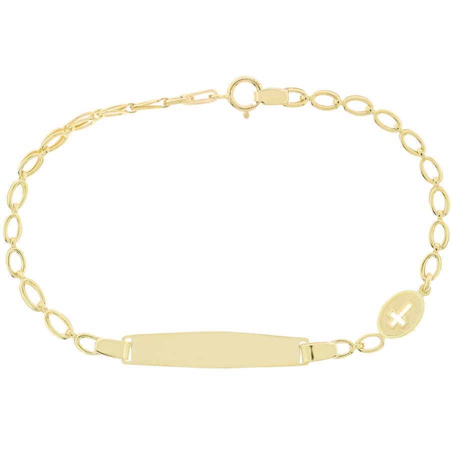 ΤΑΥΤΟΤΗΤΑ Βραχιόλι K9 σε Κίτρινο Χρυσό 3DO.876B - 