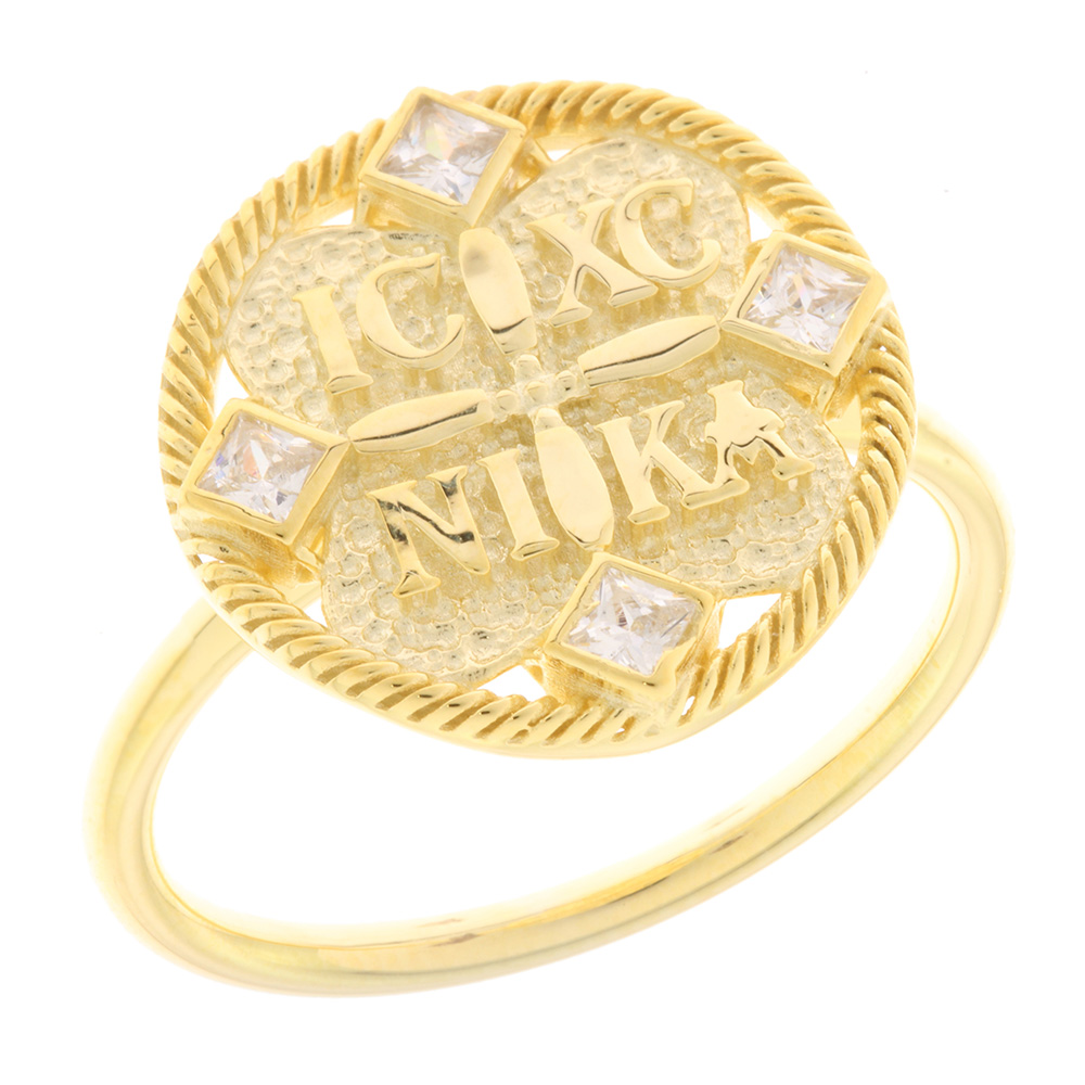 RING Constantinato SENZIO Collection K9 Yellow Gold 3KR.537R - 