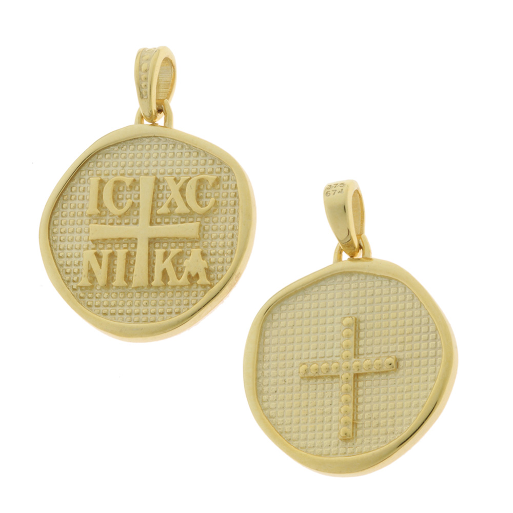 CHRISTIAN CHARMS Double Sided SENZIO Collection from K9 Yellow Gold 3KR.D570P - 