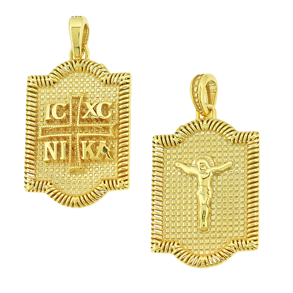CHRISTIAN CHARMS Double Sided from 9K Yellow Gold 3KR.D382P - 
