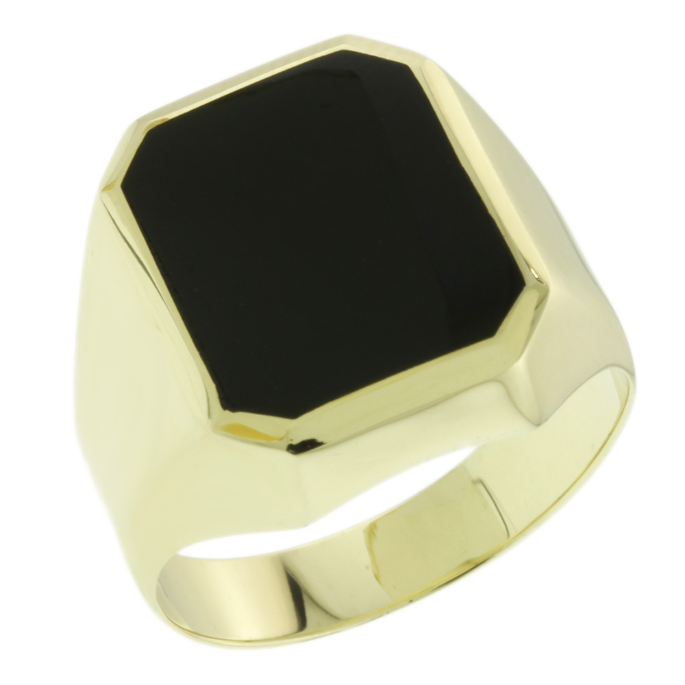 RING Men's SENZIO Collection in K9 Yellow Gold 3MAK.01.318R - 