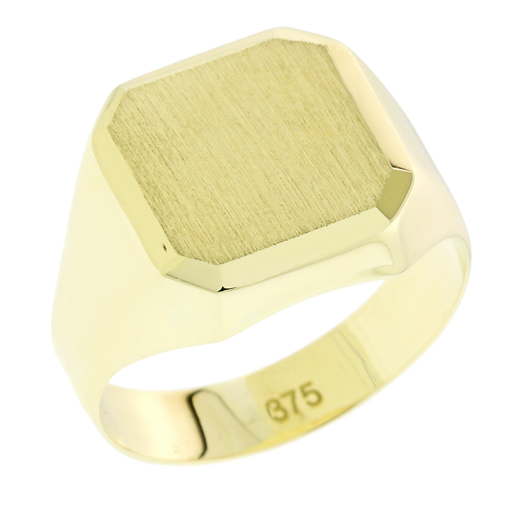 RING Men's SENZIO 9K Yellow Gold 3MAK.327R - 