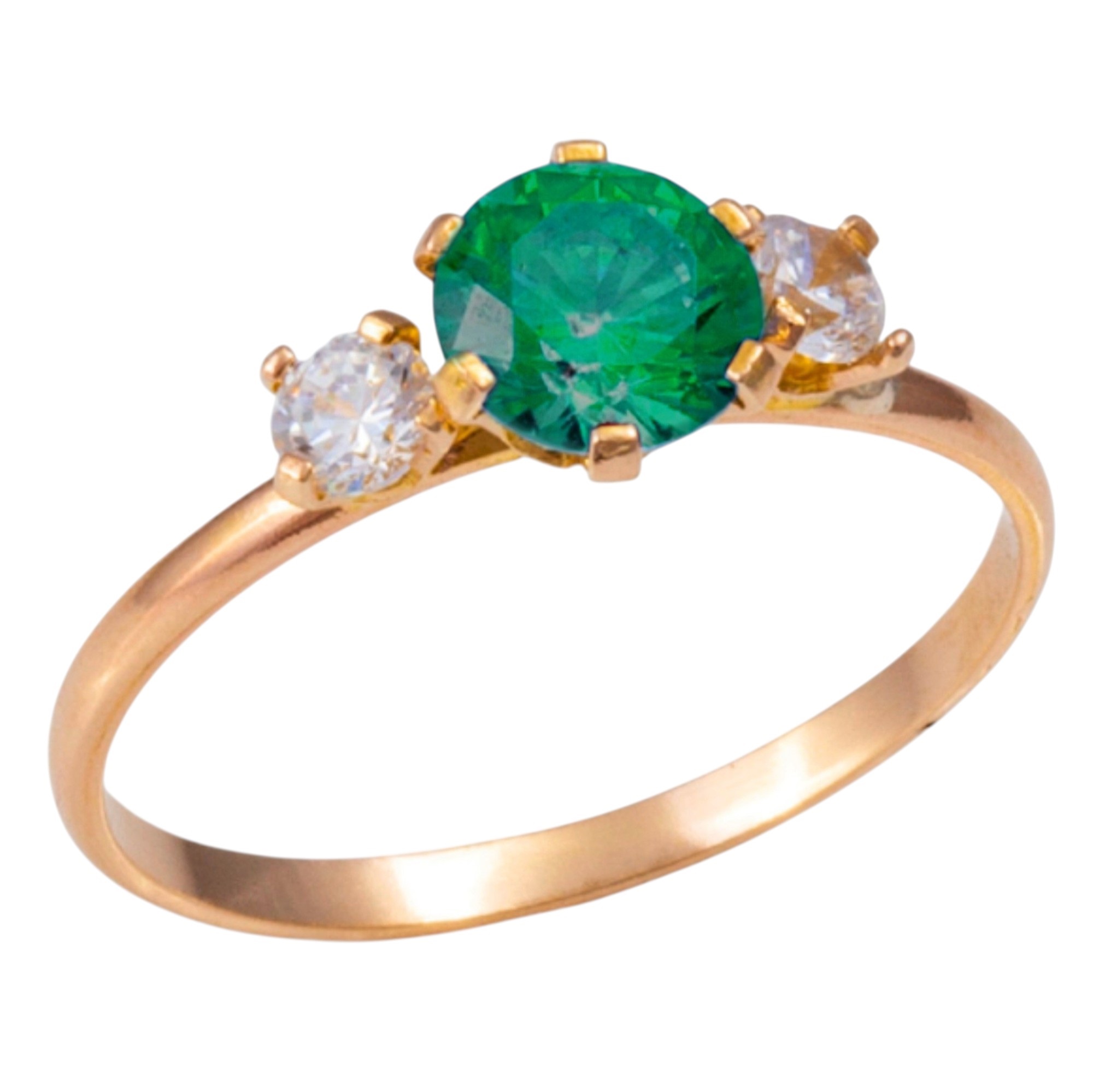 RING Full Stone Yellow Gold K9 with Zircon Stones 3RAZ.012R.WG - 