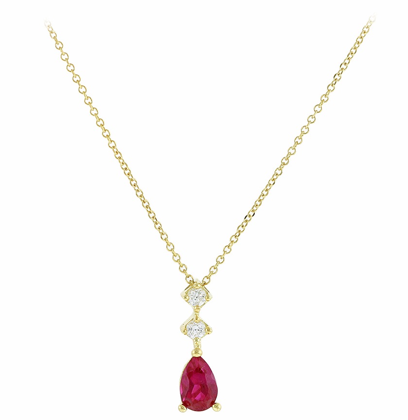 NECKLACE Women Yellow Gold K9 with Zircon Stones 3SOU.04.11983C - 