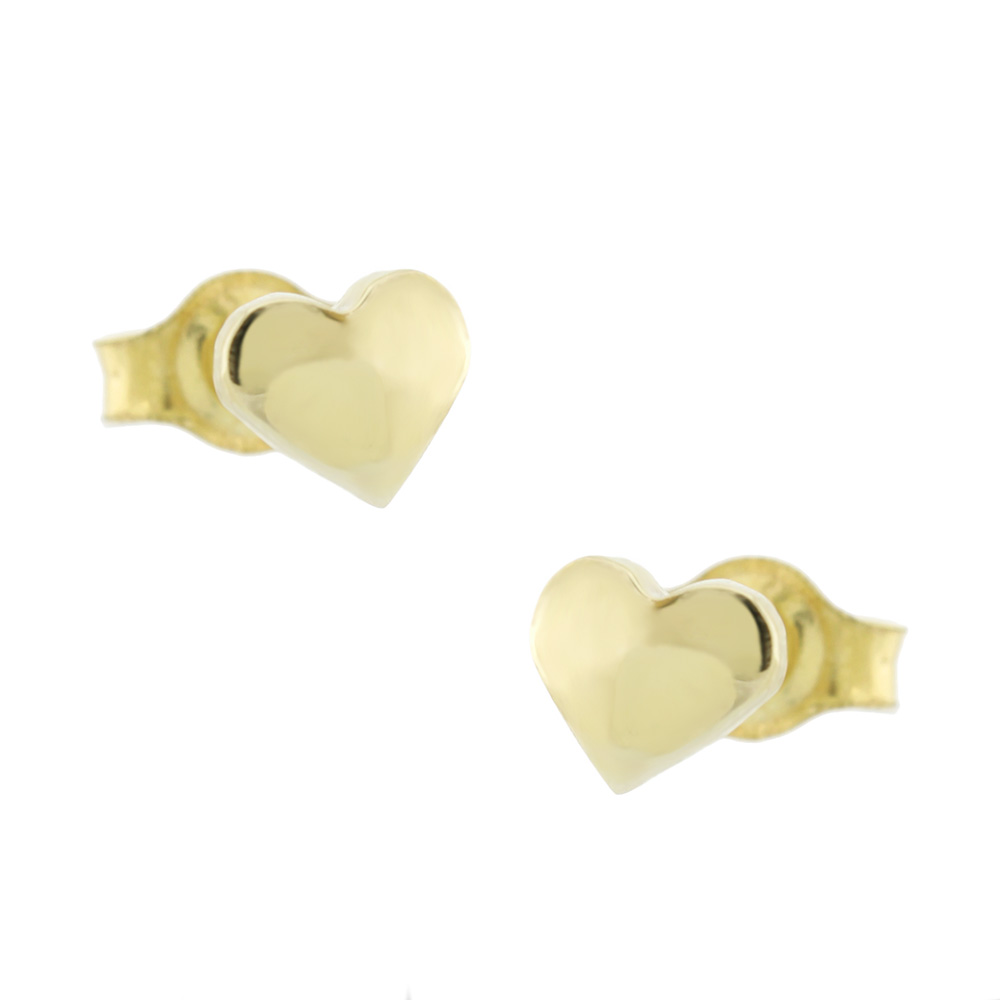 EARRINGS Heart in K9 Yellow Gold 3SOU.1235OR - 