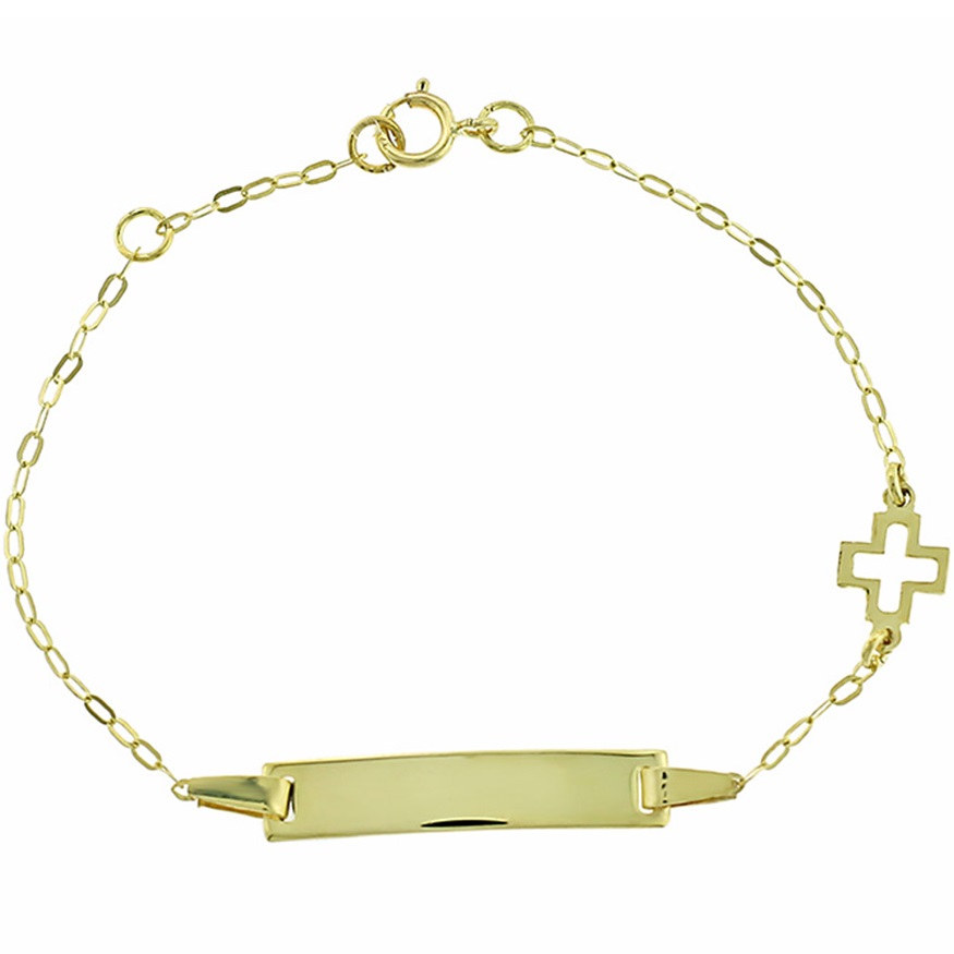 IDENTITY Bracelet for Babies K9 in Yellow Gold 3SOU.903B - 