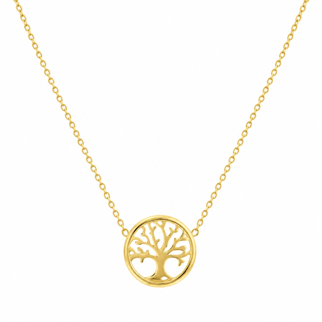 NECKLACE Tree of Life SENZIO Collection in Yellow Gold K9 3SOUB.350C - 