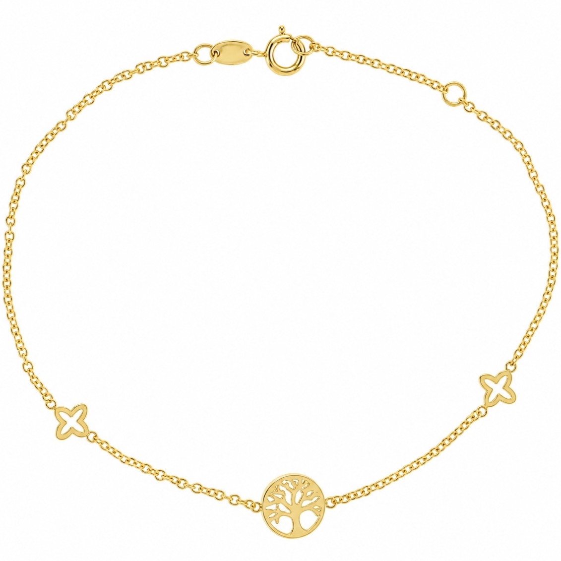 BRACELET Tree of Life SENZIO Collection in K9 Yellow Gold 3SOUB.431B - 